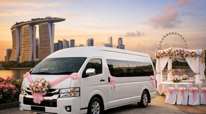 Wedding Guest Transport with 13 Seater Maxicab in Singapore 13 seater maxicab