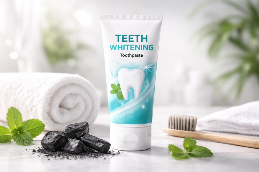 charcoal teeth whitening toothpaste
