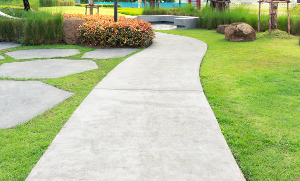 residential concrete walkway residential concrete walkway