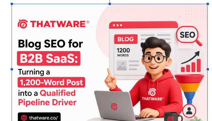 Blog SEO for B2B SaaS: Turning a 1,200-Word Post into a Qualified Pipeline Driver SEO content writing services