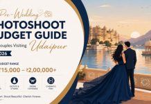 Pre-Wedding Photoshoot Budget Guide for Couples Visiting Udaipur (2026) best places for your pre-wedding shoot in Udaipur